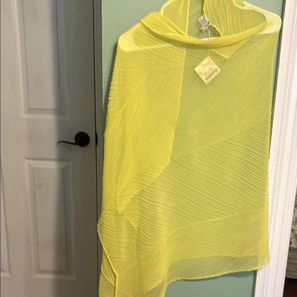 Issey Miyake Yellow Scarf